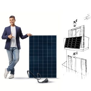 Modulo Fotovoltaico da Balcone